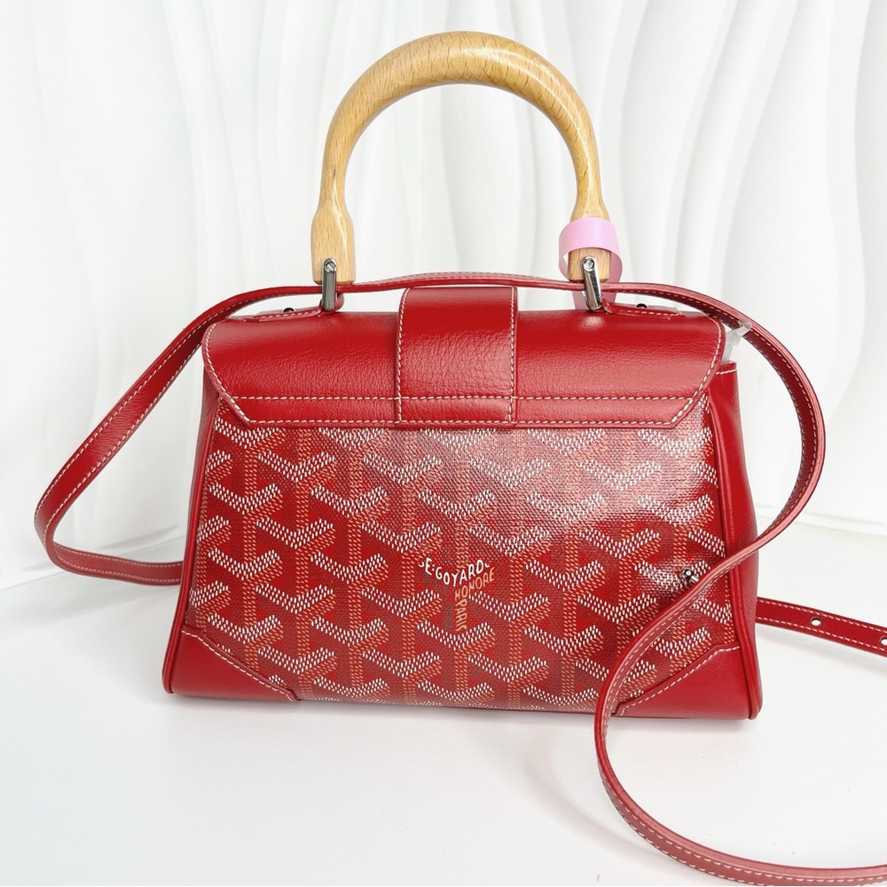 Goyard Shoulder Bag Saigon Mini in Red - Picture 2 of 8
